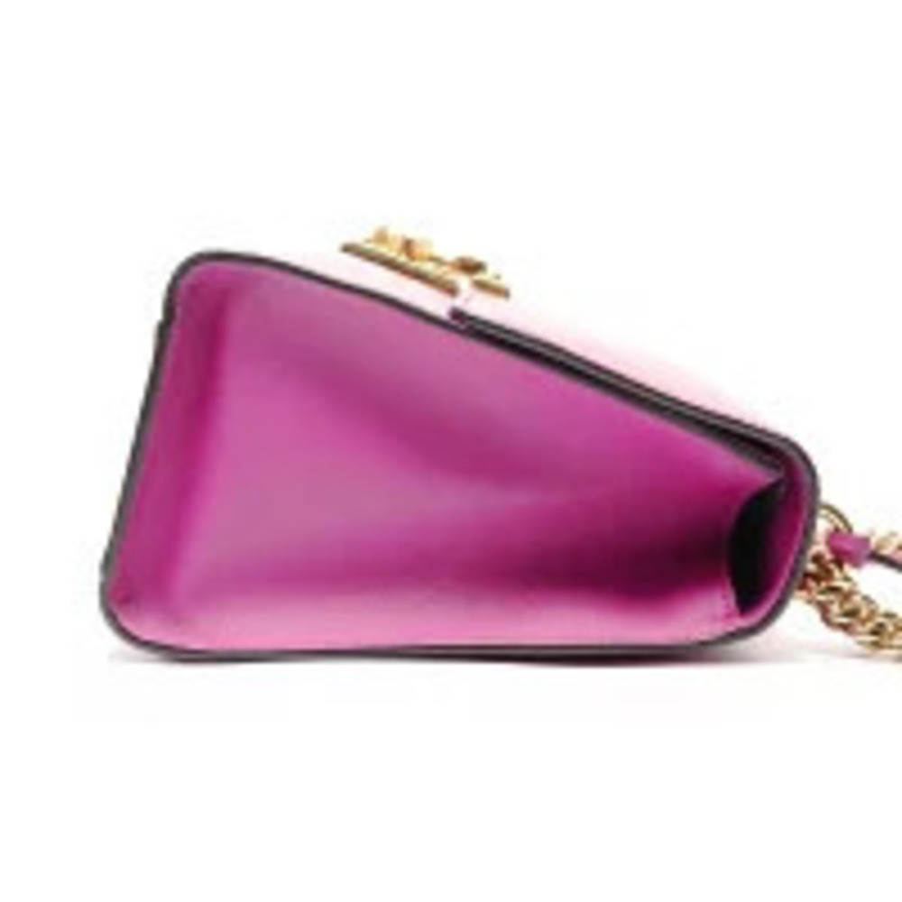 Gucci Chain Padlock Pink Shoulder Leather Bag - Picture 4 of 12